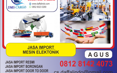 Jasa Import Mesin Elektronik | 081281424073